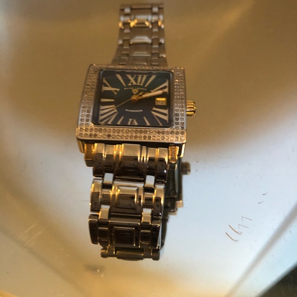 COPY - Swiss Legend Diamond Black Dial Bracelet Watch - Picture 2 of 5